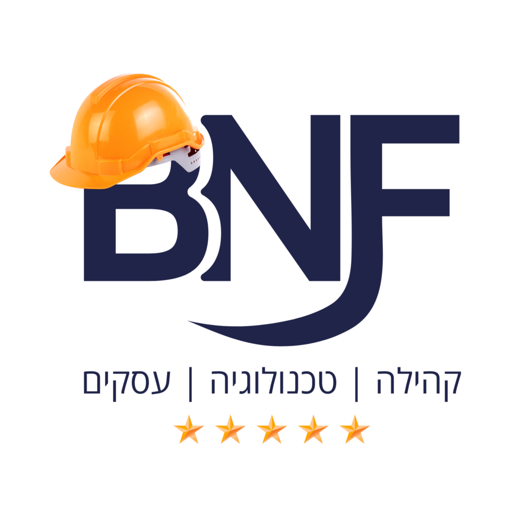 לוגו BNF + קסדה - רקע שקוף | כחול