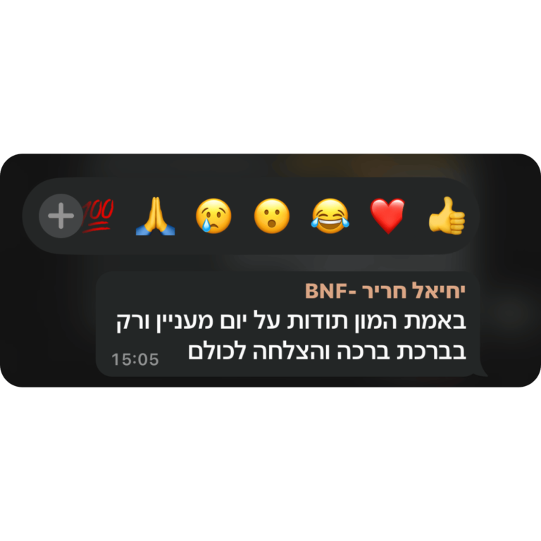 קהילת BNF -תגובות מאירוע השקה (16)