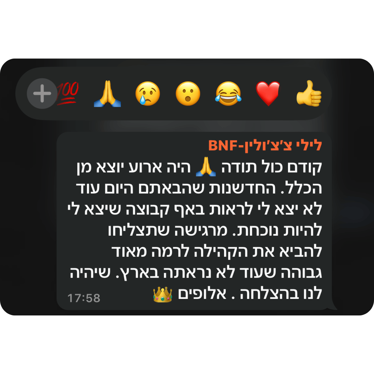 קהילת BNF -תגובות מאירוע השקה (27)