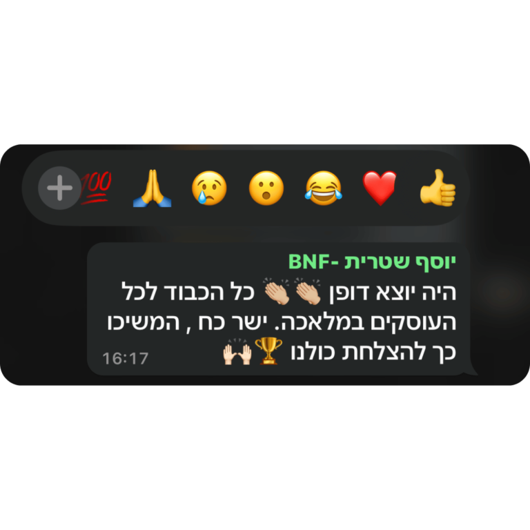 קהילת BNF -תגובות מאירוע השקה (25)