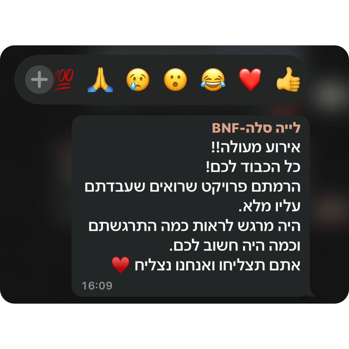 קהילת BNF -תגובות מאירוע השקה (27)