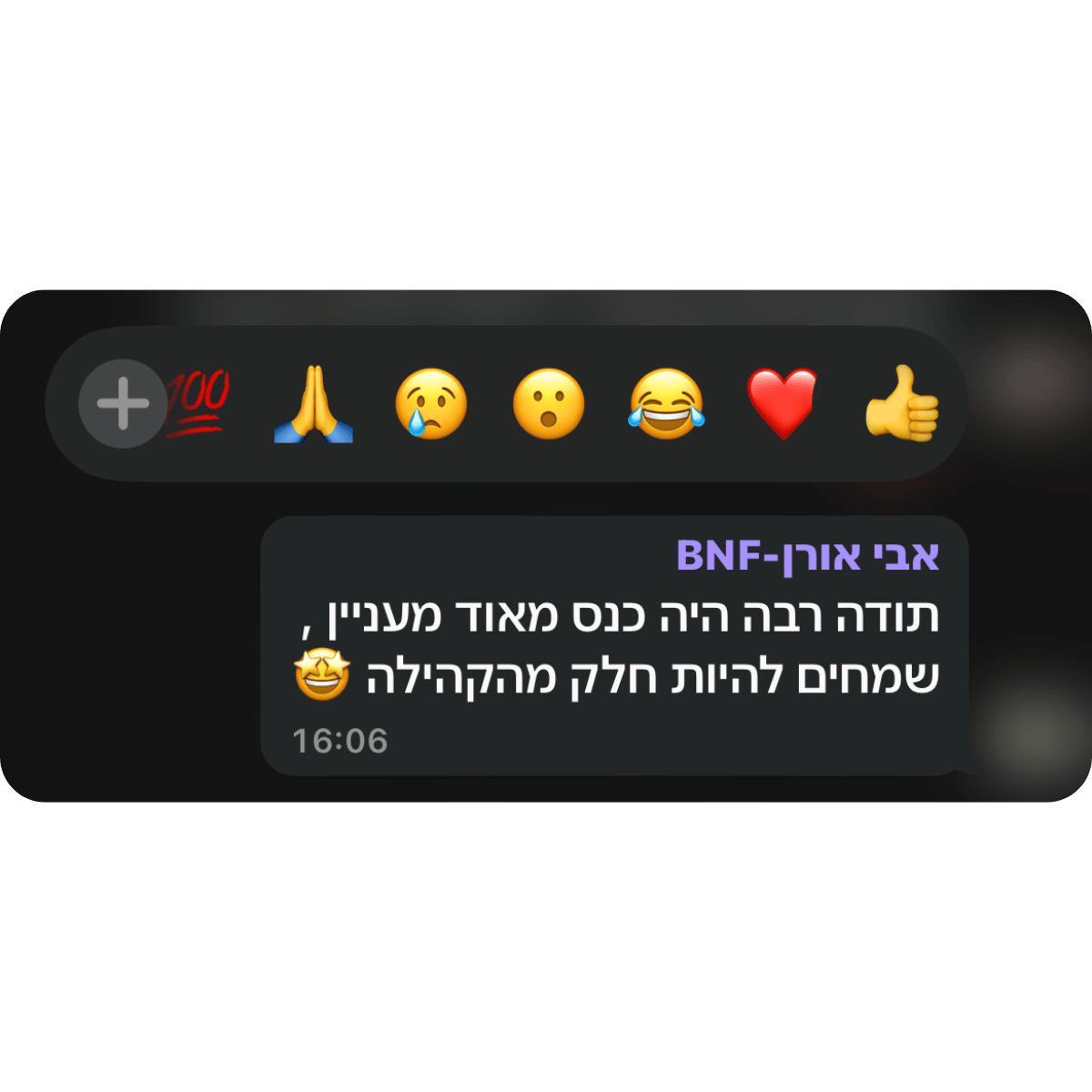 קהילת BNF -תגובות מאירוע השקה (27)